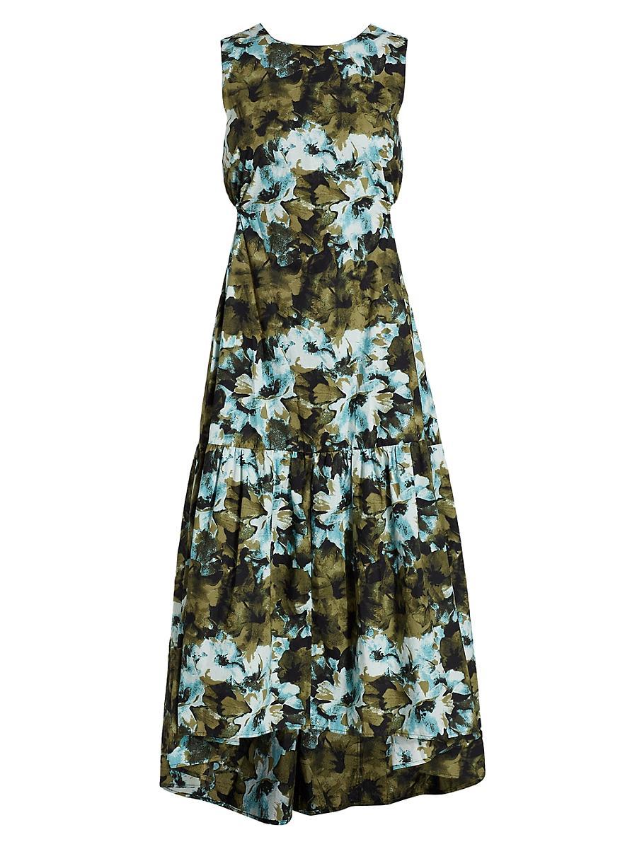 Womens Blishagz Cut-Out Tiered Dress Product Image