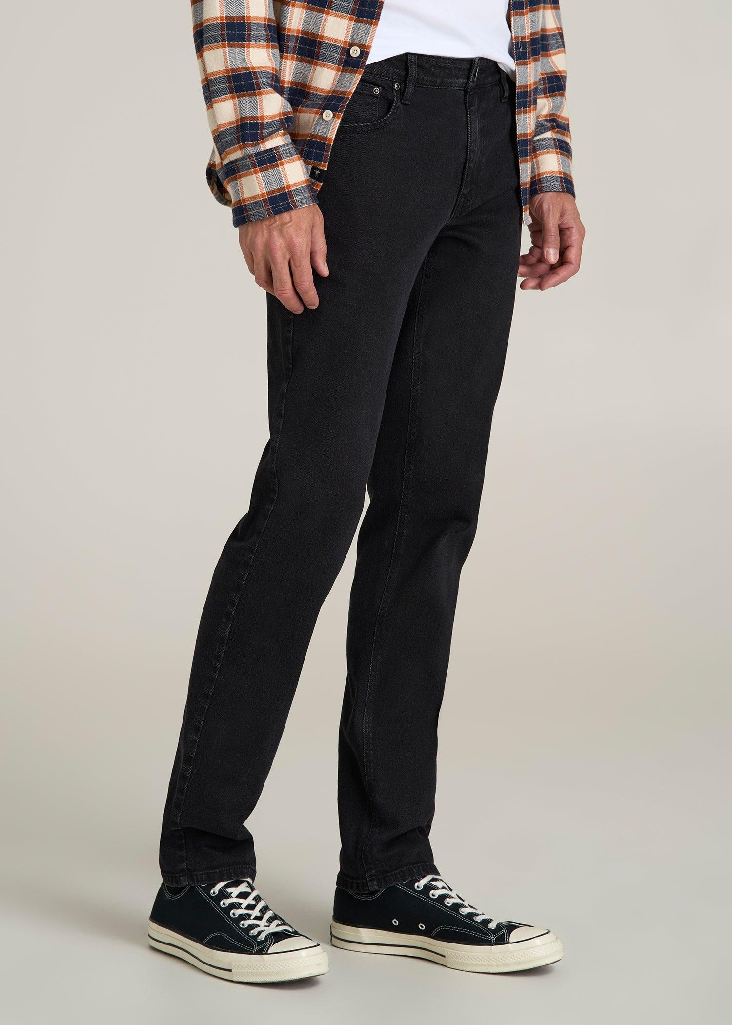 Carman TAPERED Jeans for Tall Men in Onyx Black Wash Product Image