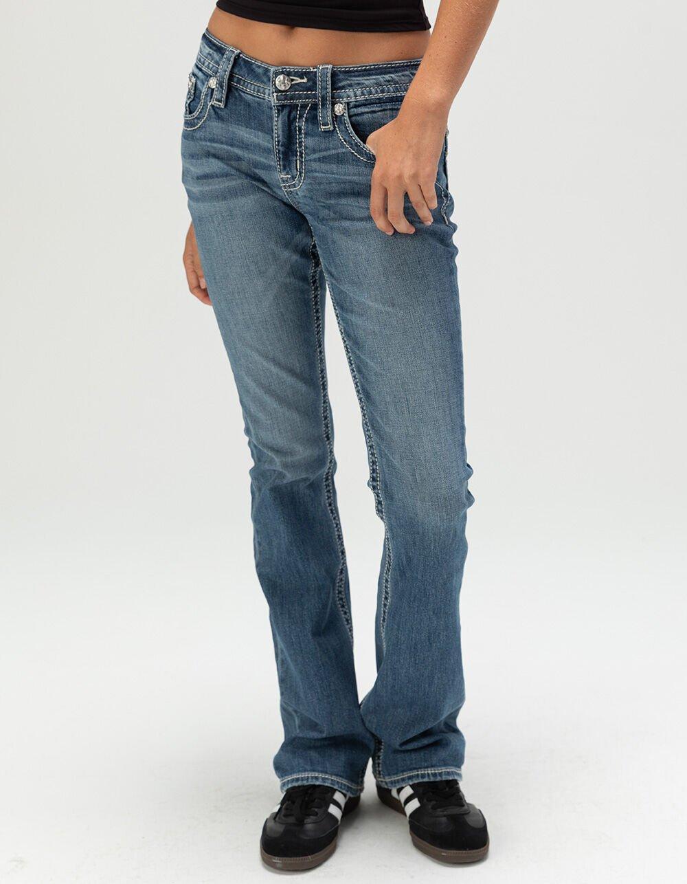 MISS ME Angellica Womens Bootcut Jeans - MEDIUM WASH Product Image