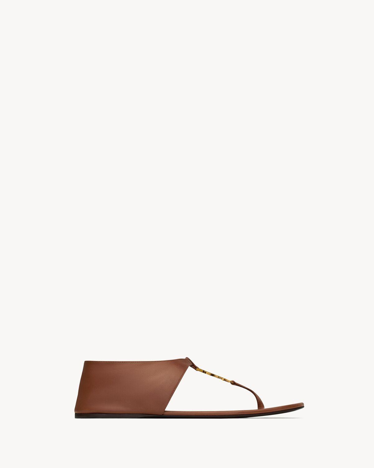 CASSANDRA sandals in smooth leather | Saint Laurent | YSL.com Product Image
