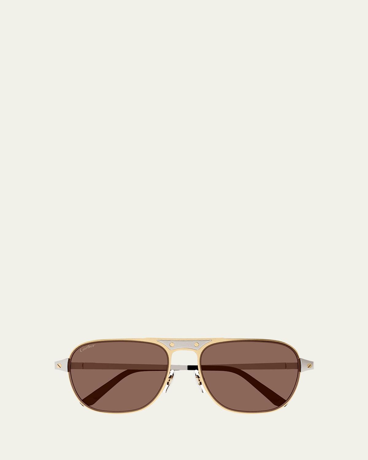 Mens CT0532SM Metal Aviator Sunglasses Product Image