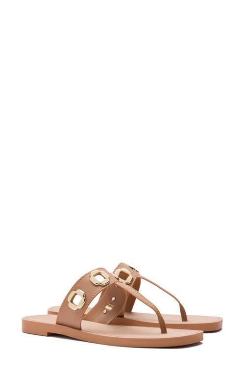 Larroude Womens Milan Grommet Thong Sandals Product Image