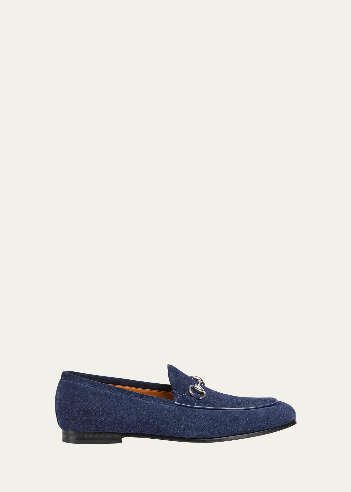 Mens Jordy Guccissima Suede Loafers Product Image