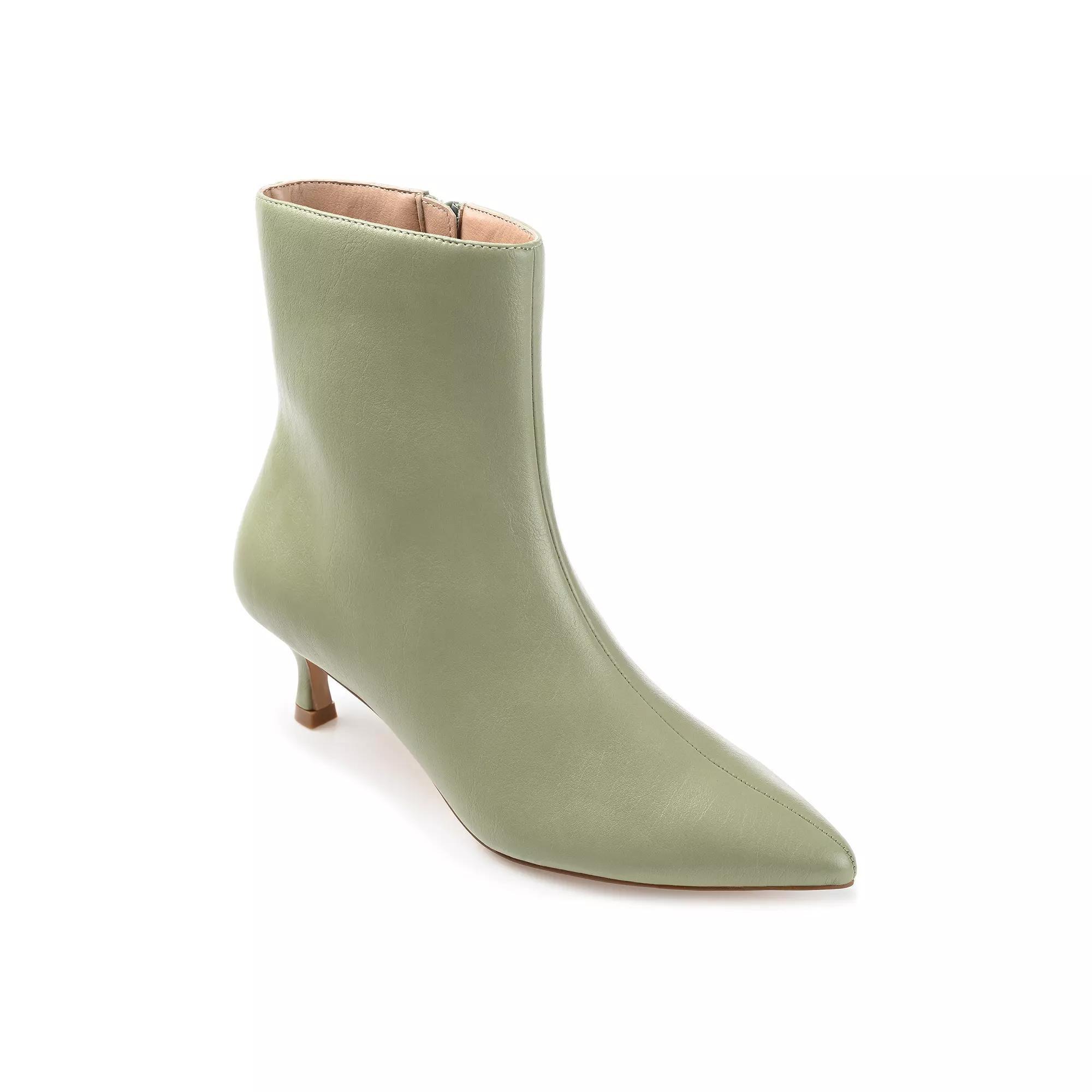 Journee Arely Tru Comfort Foam™ Women's Ankle Boots, Size: 8.5, Green Product Image
