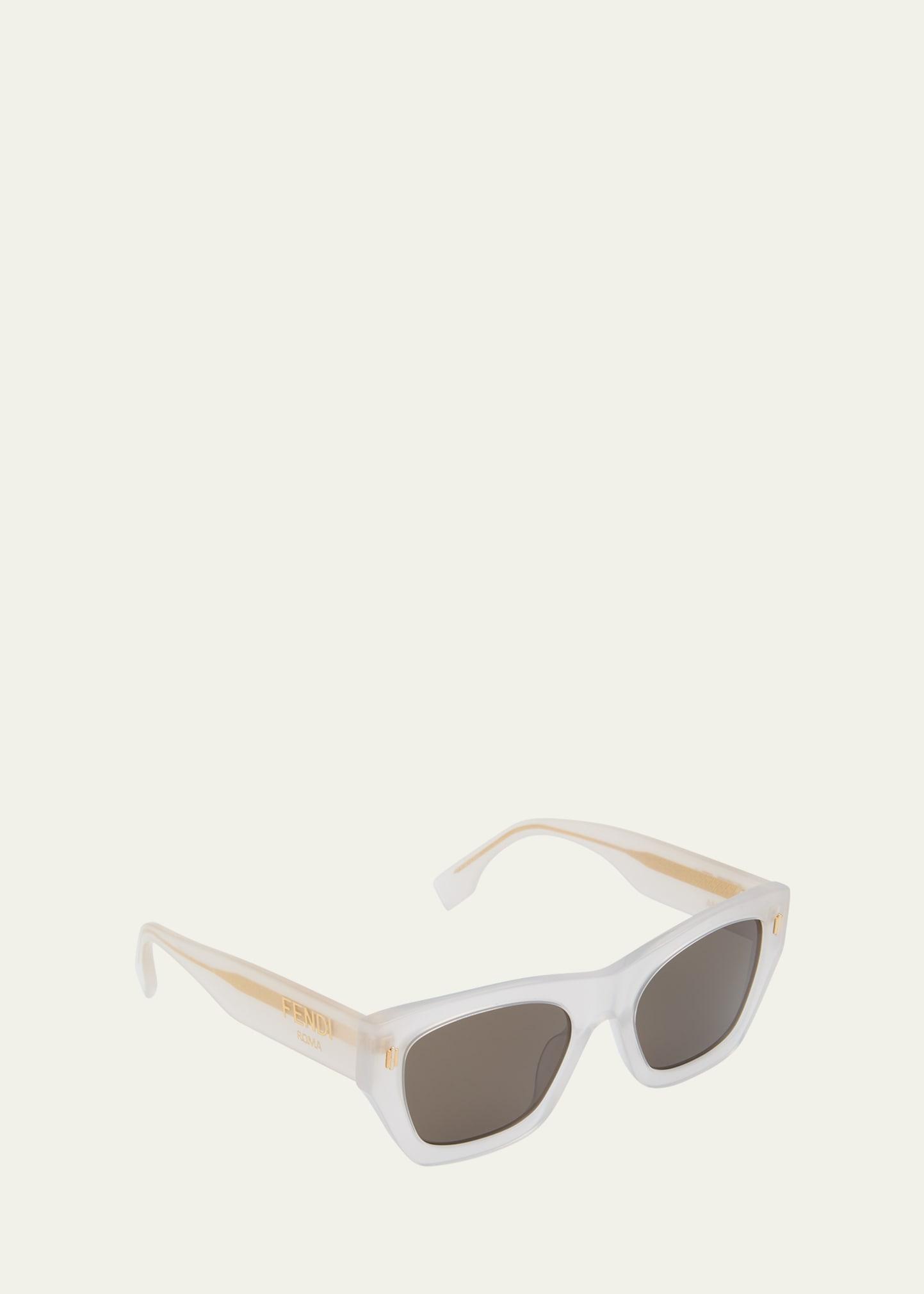 Fendi Roma Rectangular Sunglasses, 53mm Product Image