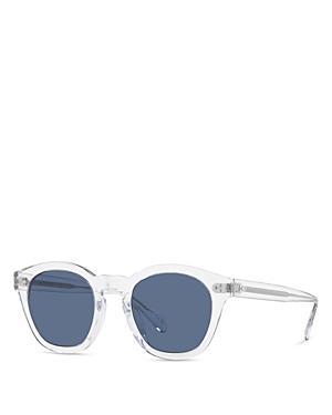 Mens Rorke 47MM Round Mirrored Sunglasses Product Image