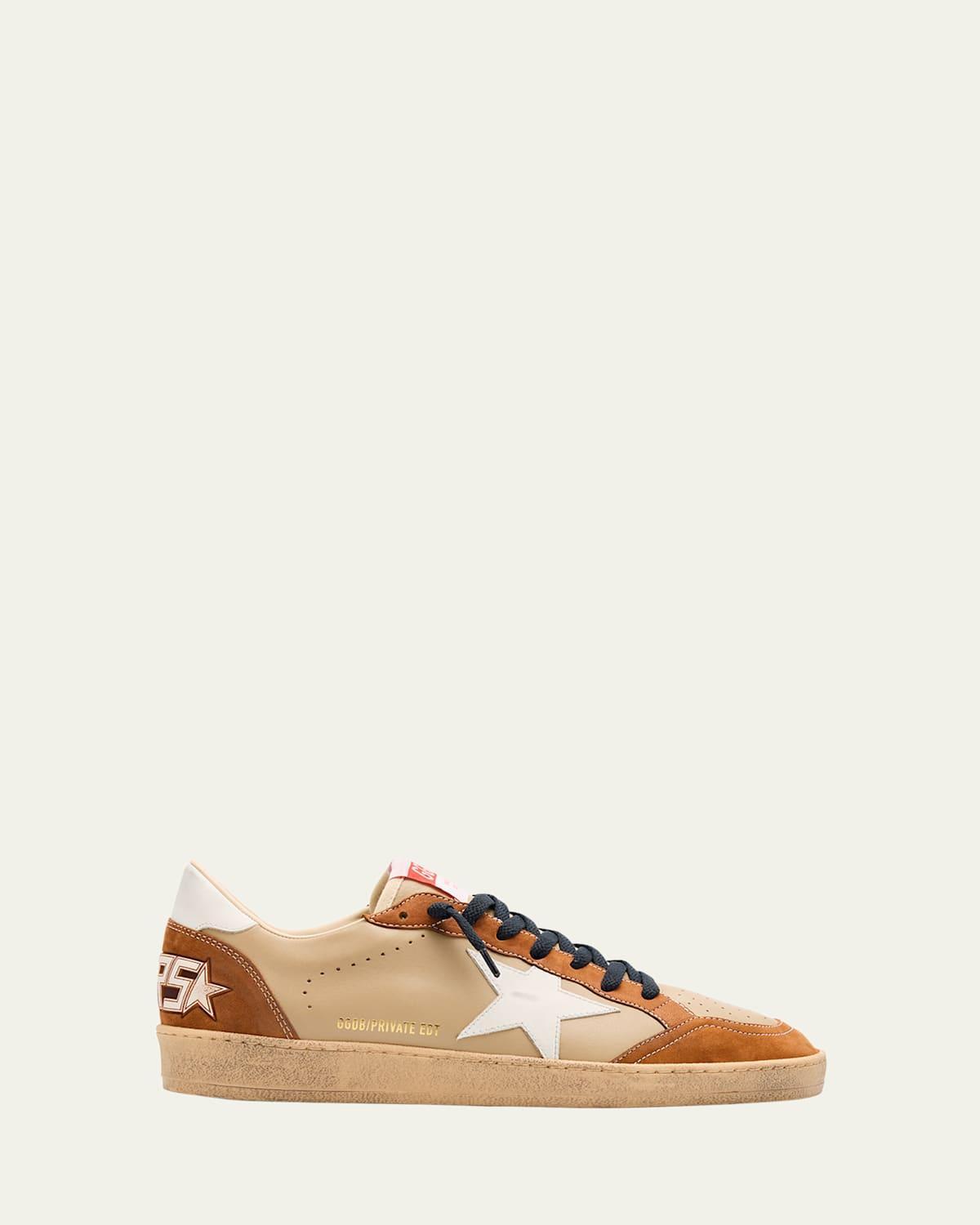 Mens Ballstar Low-Top Nubuck Leather Sneakers - Exclusive Product Image