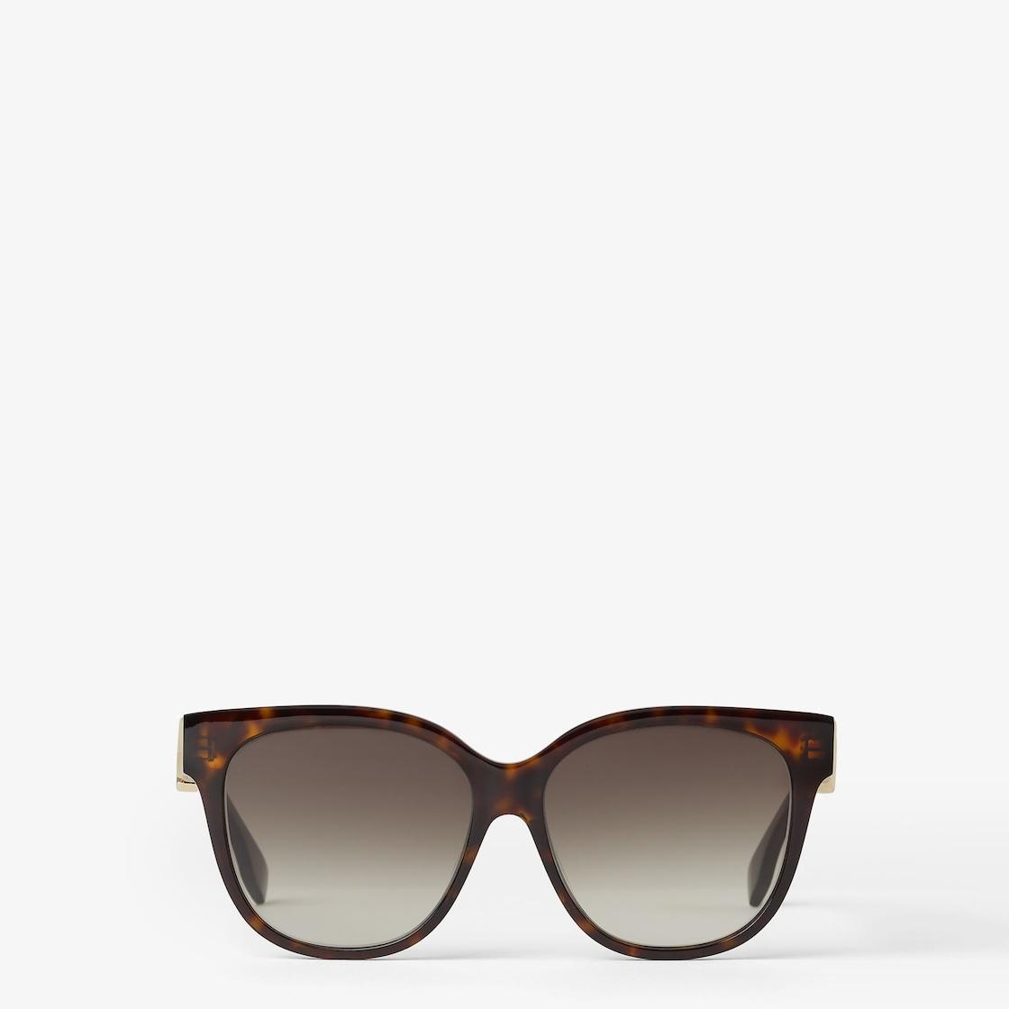FF DiamondsLow bridge fit Havana acetate sunglasses Product Image