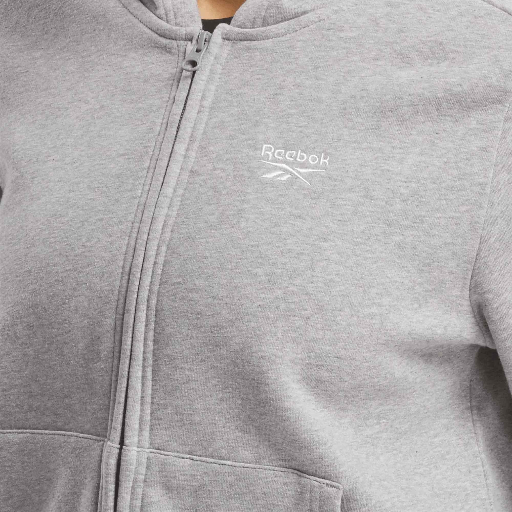 Women's Reebok Identity Small Logo Fleece Full-Zip Hoodie Female Product Image