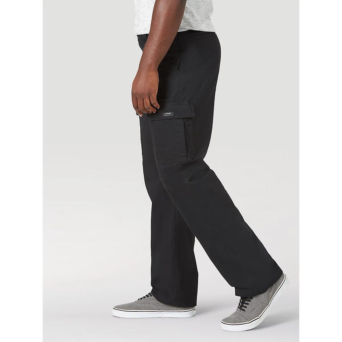 Wrangler® Men's Five Star Premium Relaxed Fit Flex Cargo Pant in Anthracite Product Image