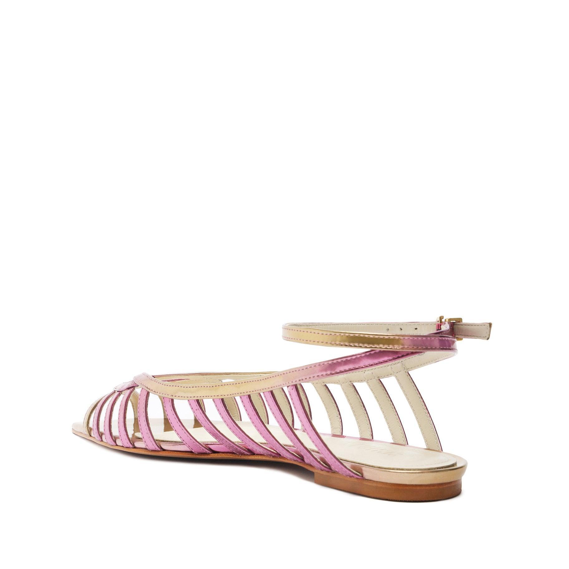 Iris Specchio Leather Flat Female Product Image