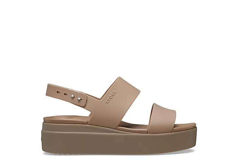 Crocs Womens Brooklyn Low Wedge Platform Sandals Product Image