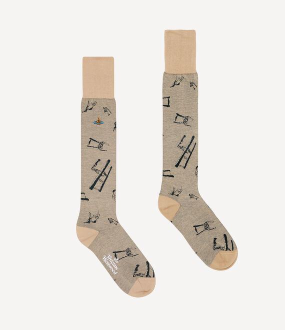 Deer Chair High Sock Product Image