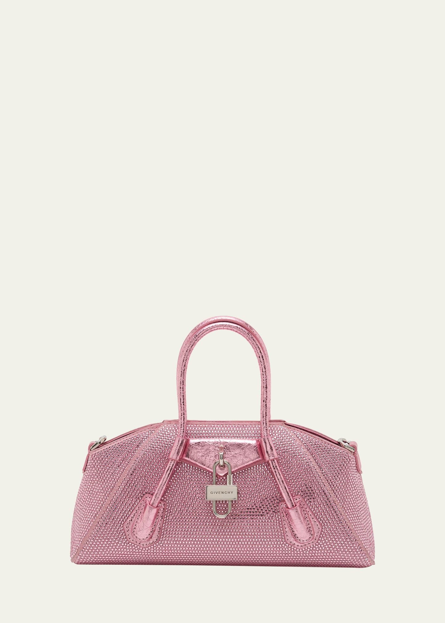 Antigona Stretch Mini Top Handle in Satin Strass Product Image