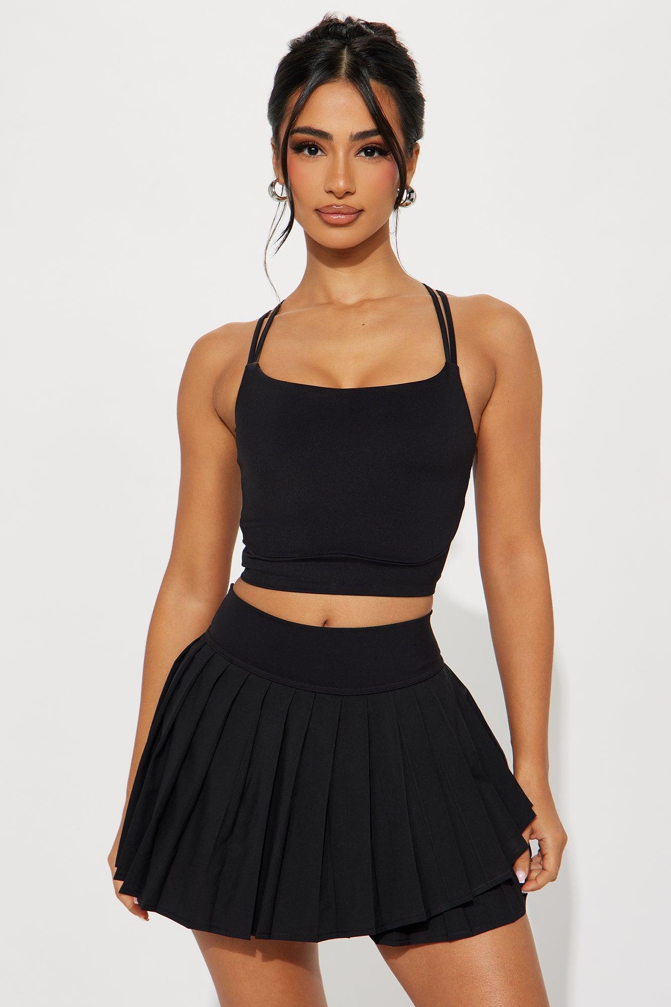 Outta The Woods Tennis Active Set - Black Product Image