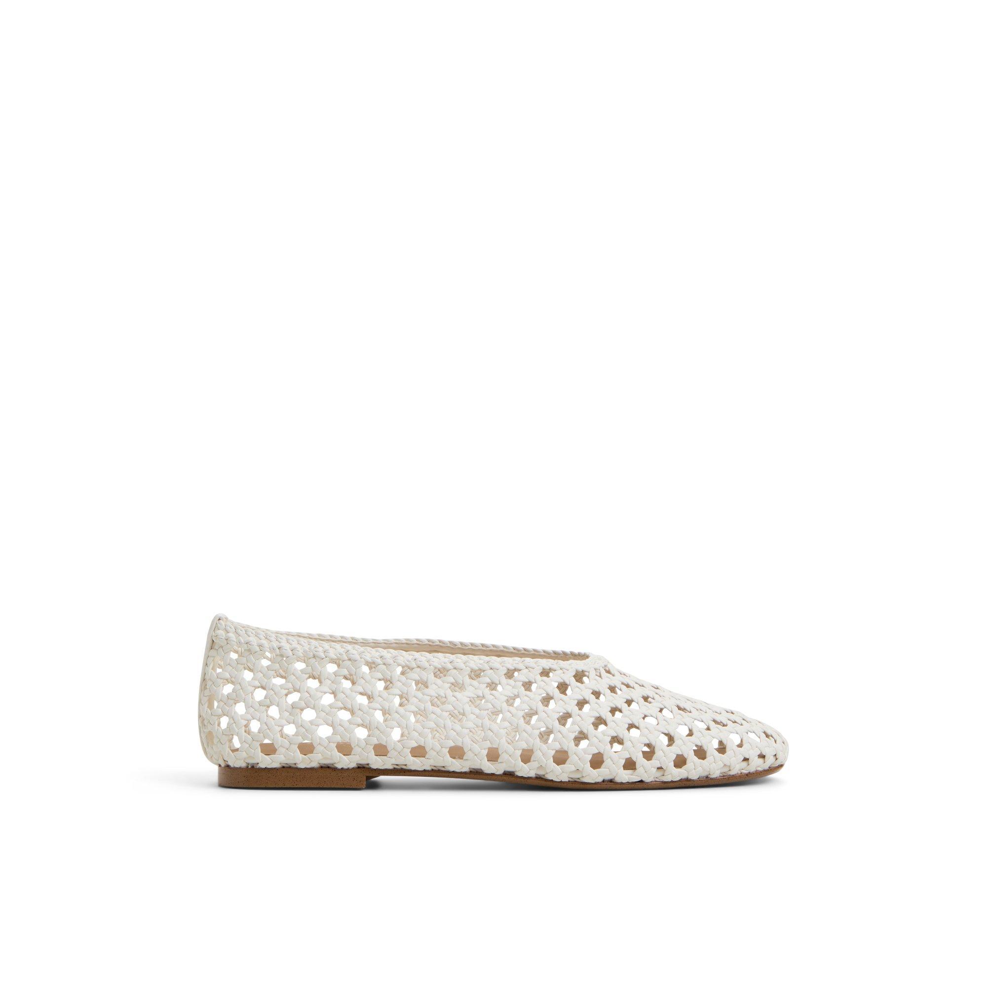 Joselia White Women's Ballet Flats | ALDO US Product Image