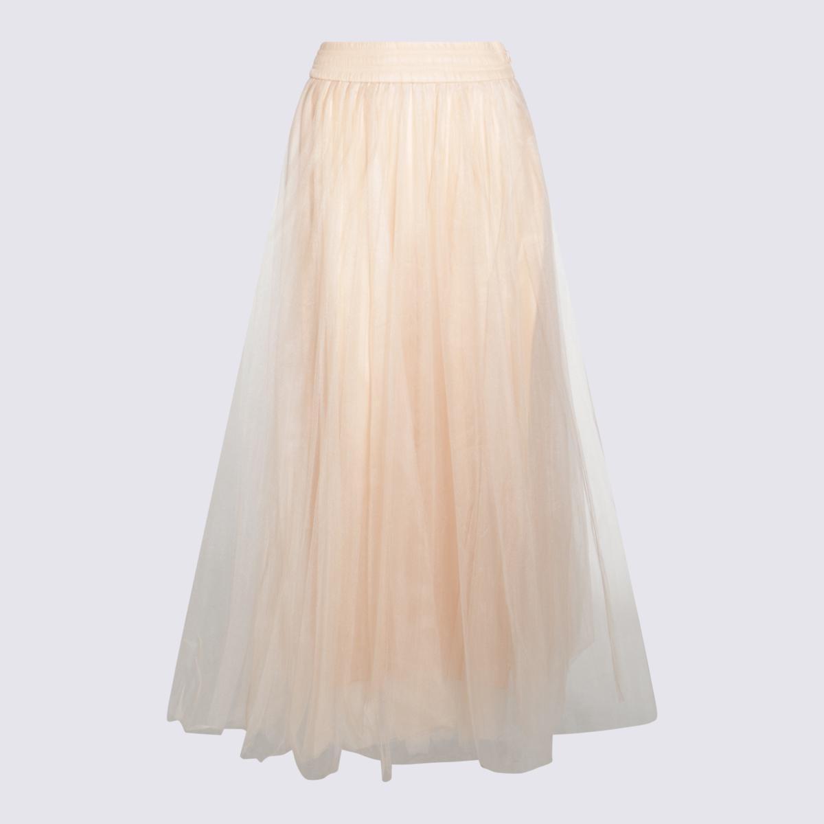 FABIANA FILIPPI Beige Skirt In Powder Product Image