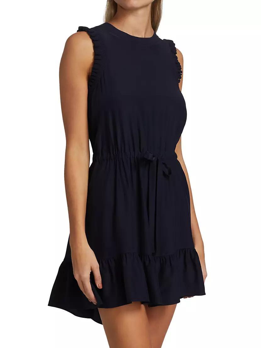 Lenora Silk Minidress Product Image