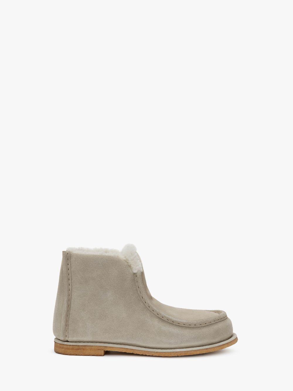 PADDED ANKLE BOOTS in grey | JW Anderson US  Product Image