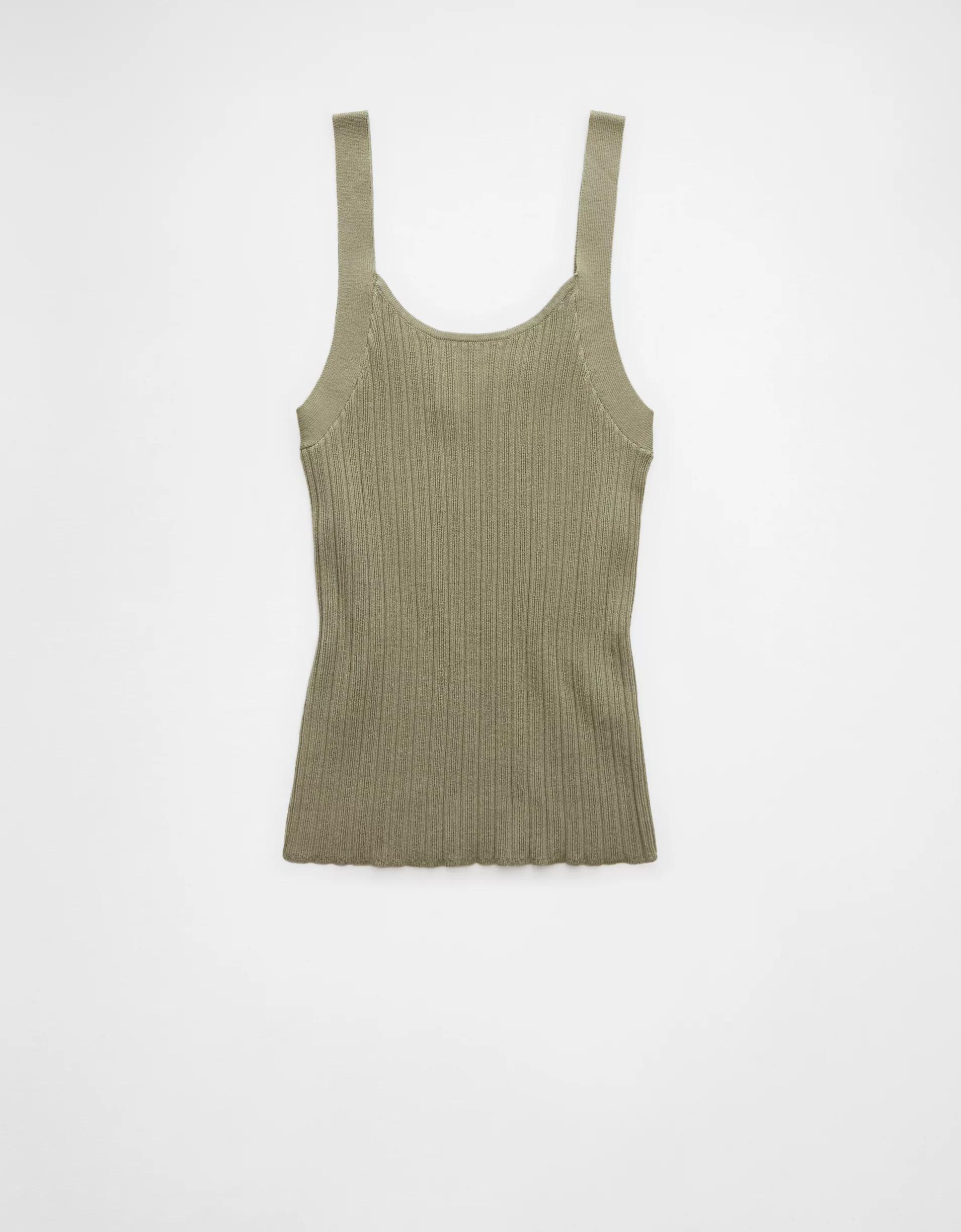 AE Scoop Neck Sweater Tank Top Product Image