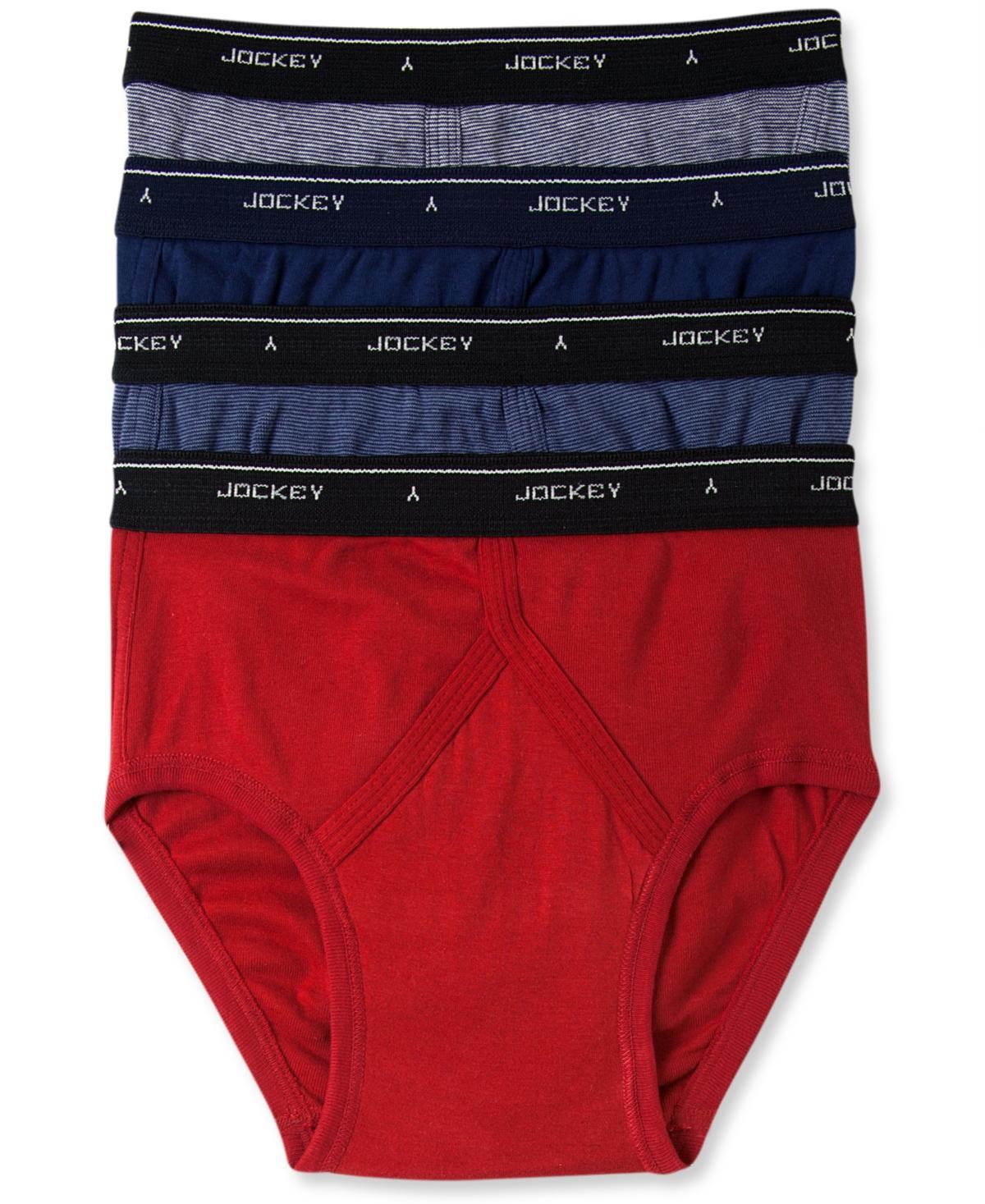 Mens Jockey 4-pack Classic Low-Rise Briefs Product Image