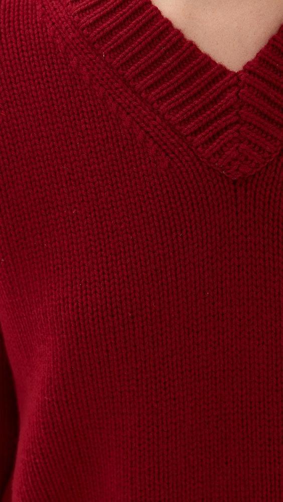 La Ligne Solid Marin V Neck Sweater | Shopbop Product Image