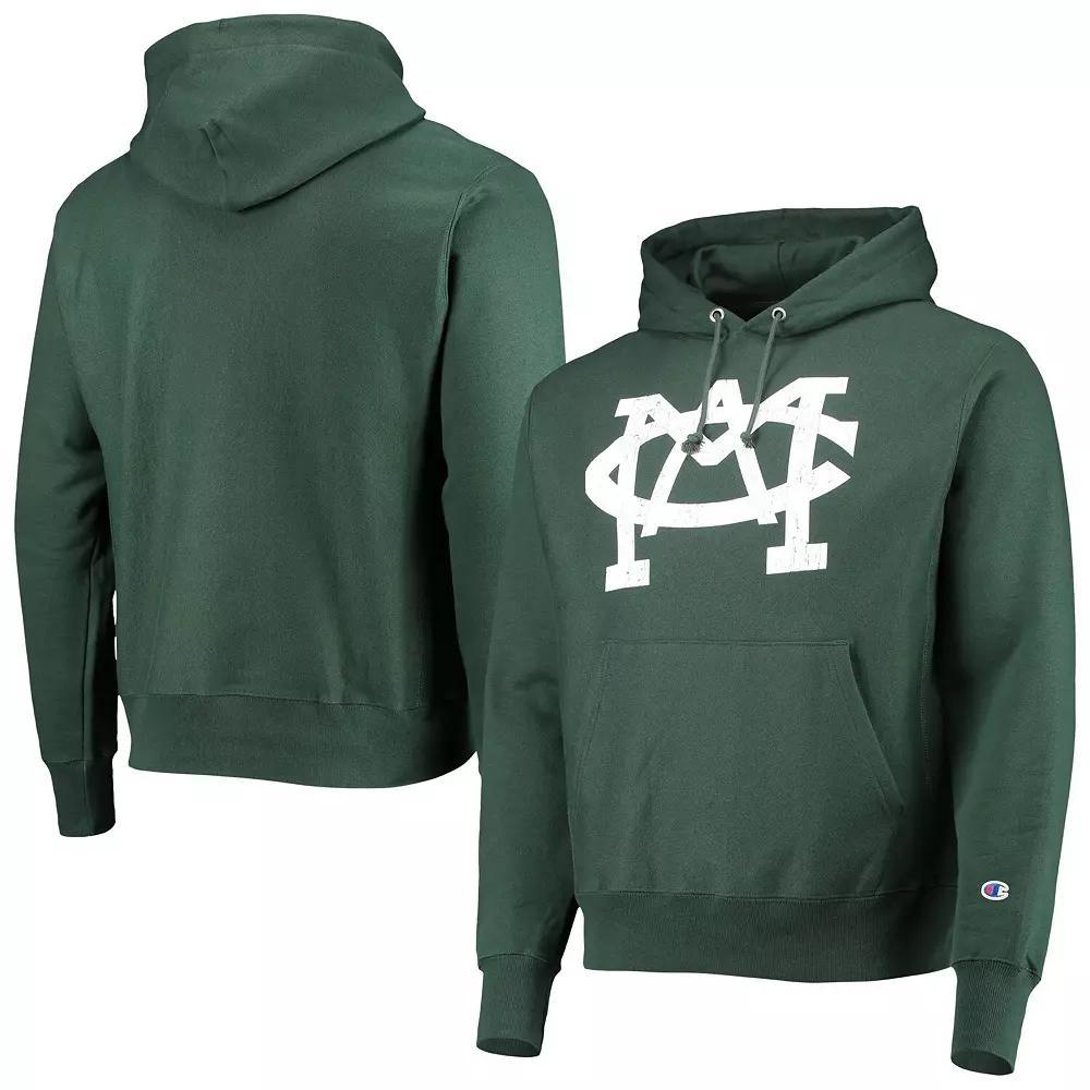 Men's Champion Green Michigan State Spartans Vault Logo Reverse Weave Pullover Hoodie, Size: Small Product Image