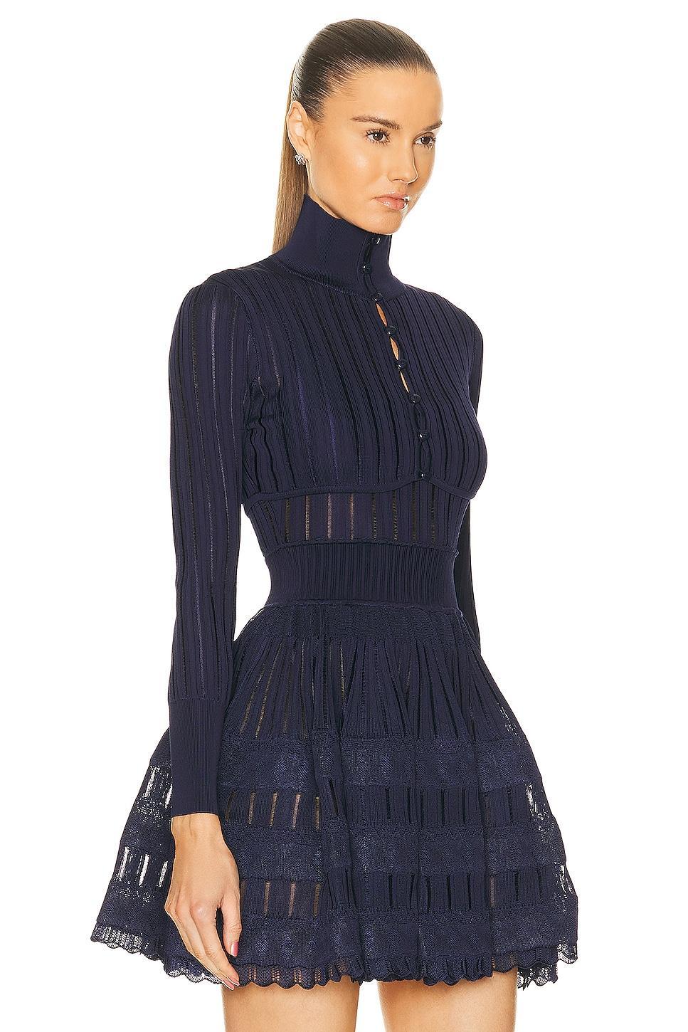 ALAA Crinoline Cardigan in Black Product Image