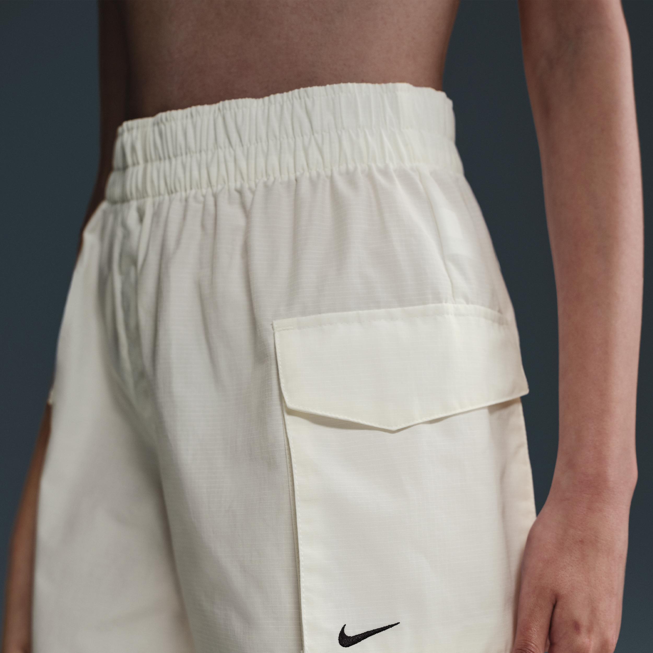 Women's Nike Sportswear Essential Woven High-Waisted 5" Cargo Shorts Product Image