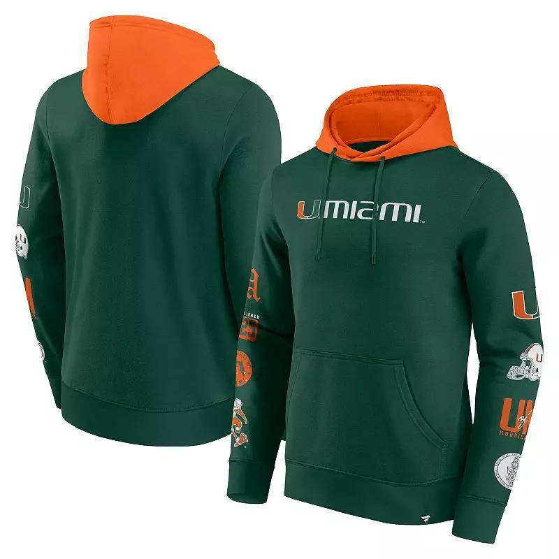 Men's Fanatics  Black/Orange Oregon State Beavers Color Block Badge Fleece Pullover Hoodie, Size: 2XL Product Image