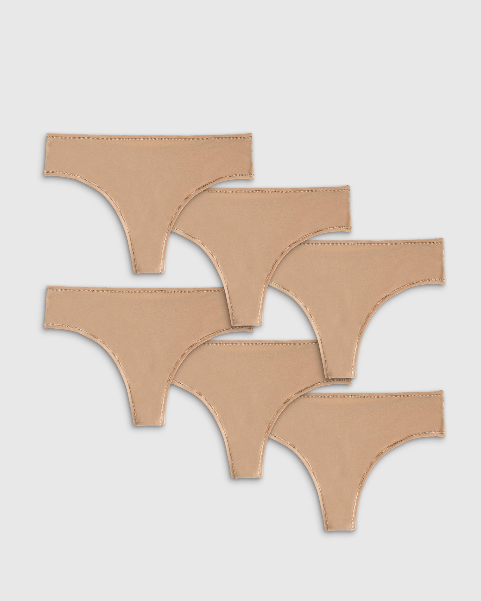 Quince | Women's Second Skin Thong Size XL, Nylon/Spandex Product Image
