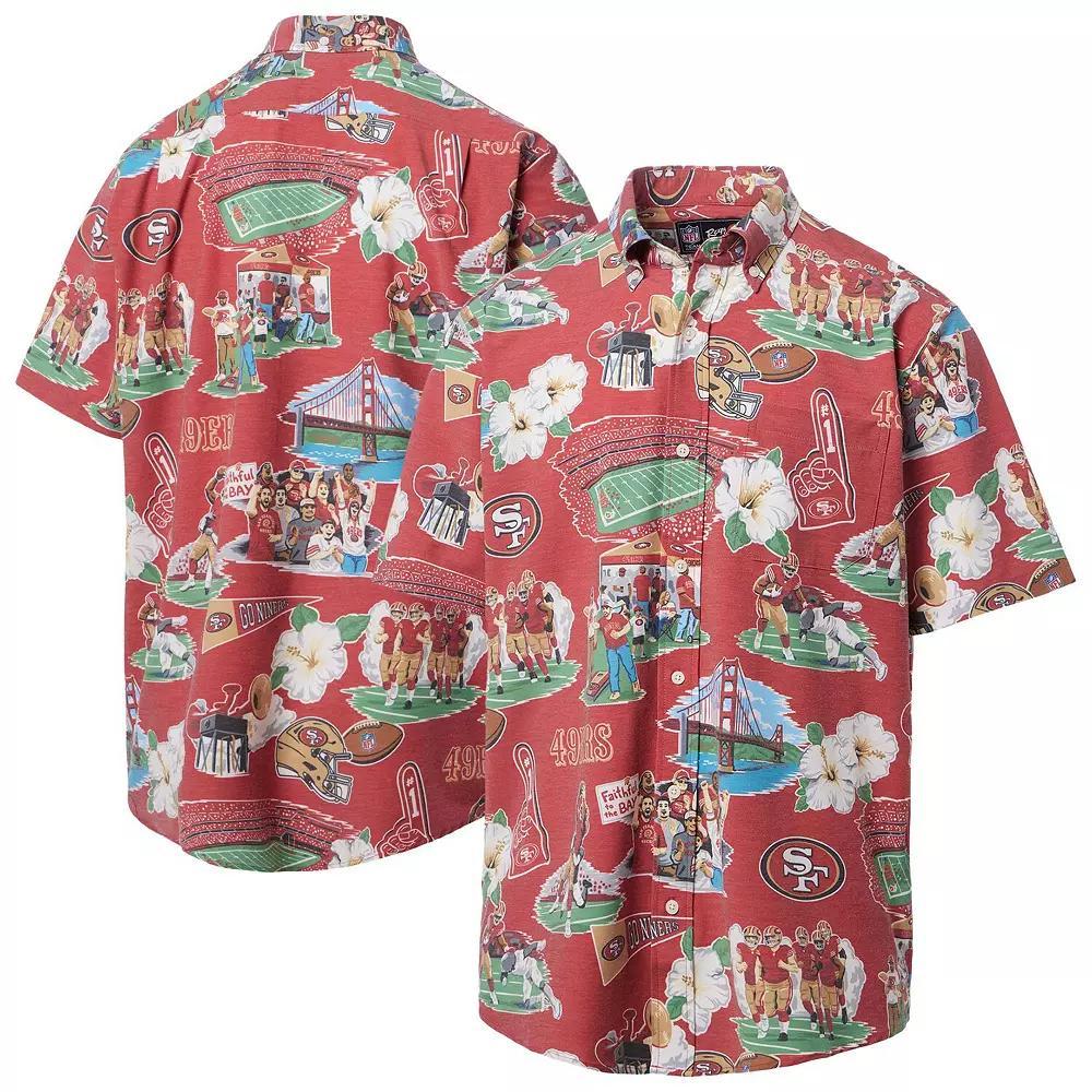 Mens Reyn Spooner San Francisco 49ers Scenic Button-Down Shirt Product Image