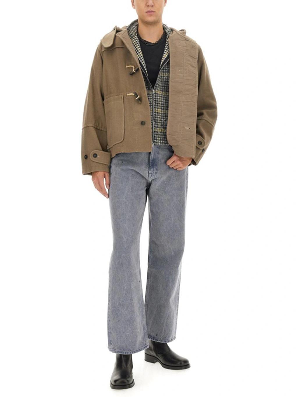 OUR LEGACY Jacke Aus Einem Wollgemisch In Beige Product Image