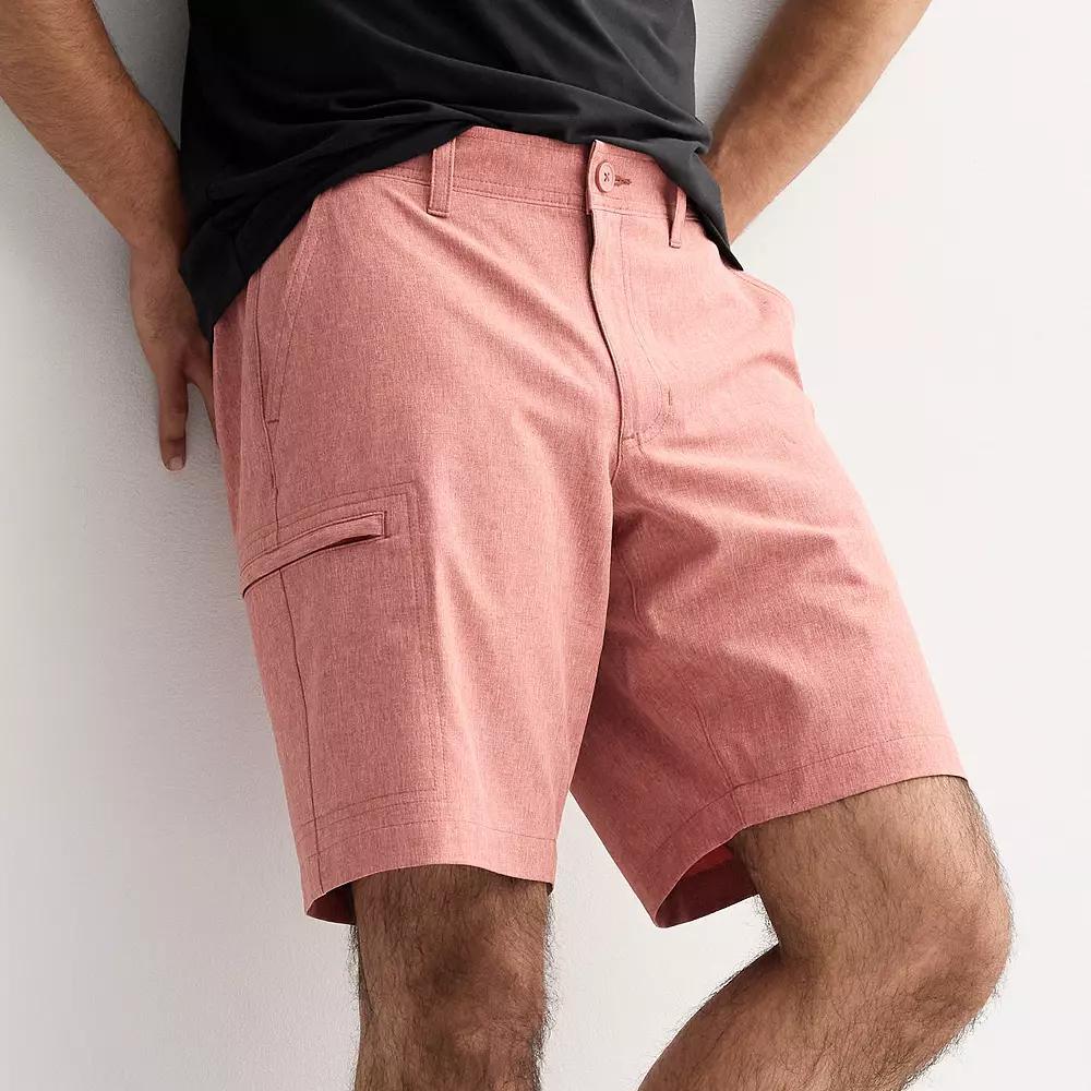 Men's Sonoma Goods For Life® 9-in. Adaptive Performance Utility Shorts, Size: 32 9 IN, Pink Jewel Product Image