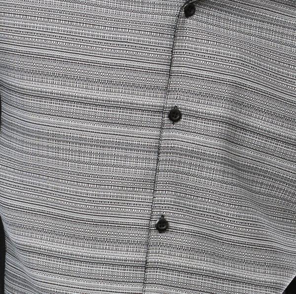 Black Weave Printed 2 Piece Long Sleeve Walking Suit Set Product Image