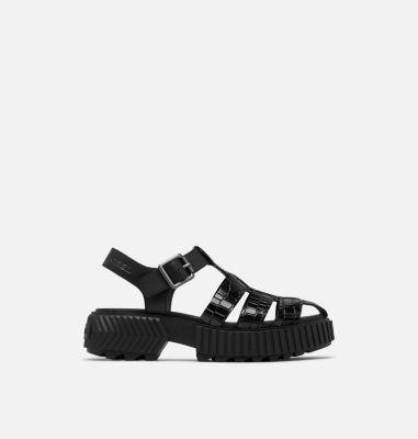 Ona Embossed Leather Fisherman Sandals Product Image