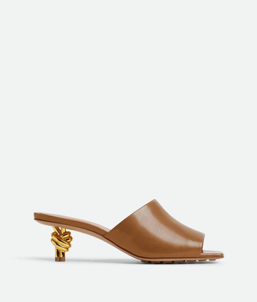 Women's Knot Mule in Wood Product Image