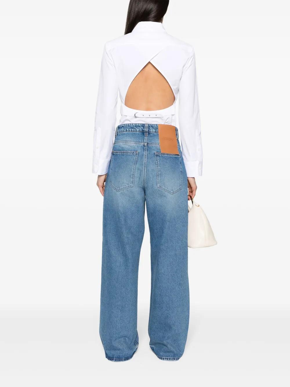 Nîmes mid-rise wide jeans Product Image