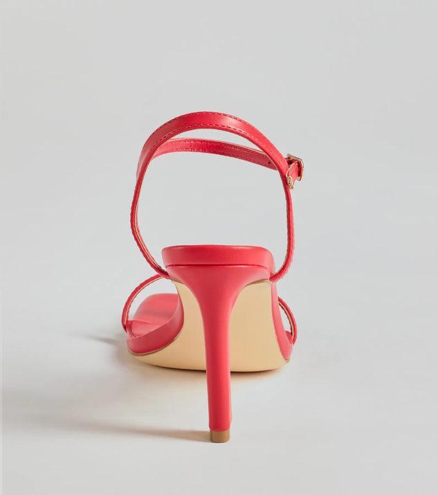 Sleek And Chic Square Toe Stiletto Heels Product Image