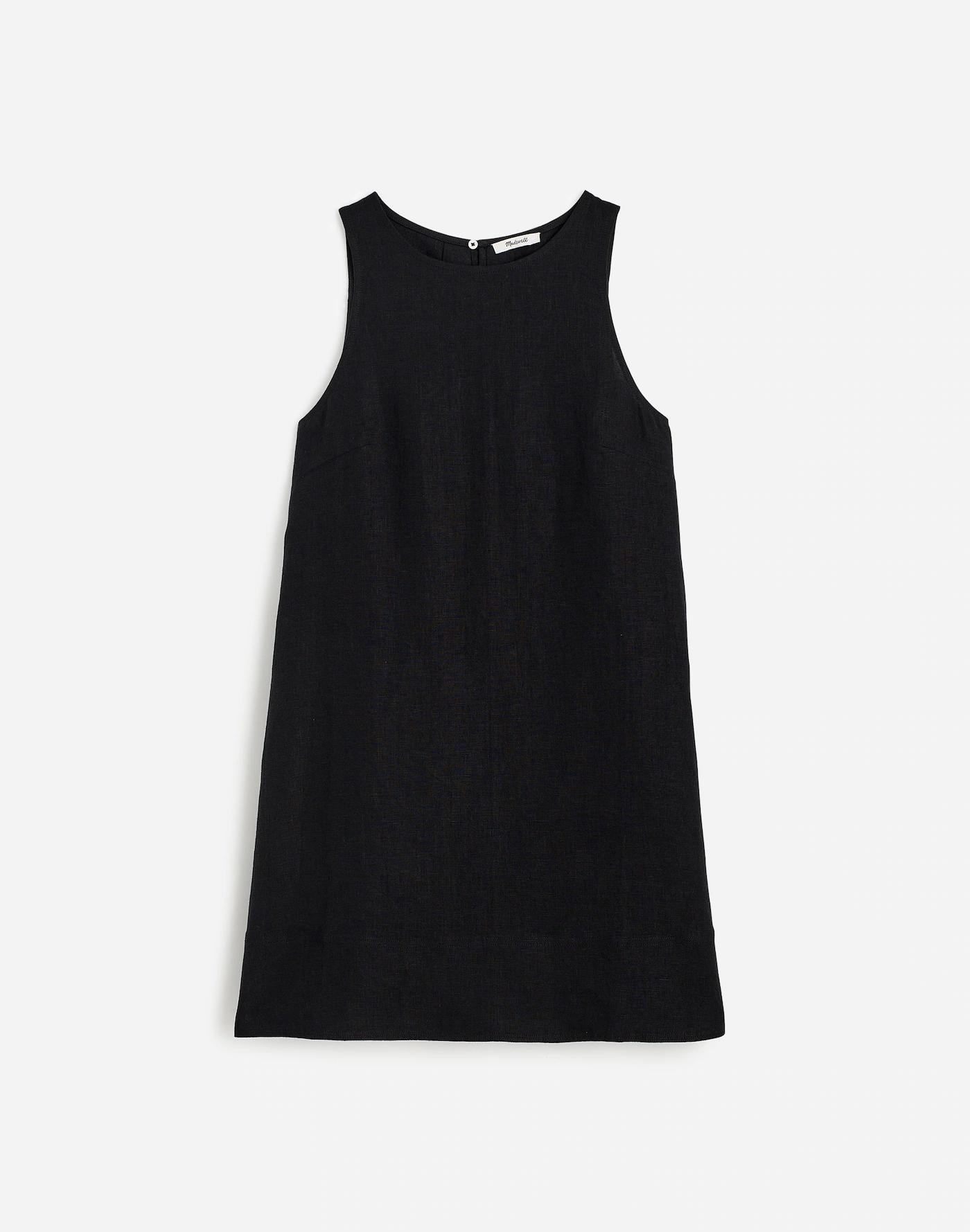 Mini Shift Dress in Linen Product Image