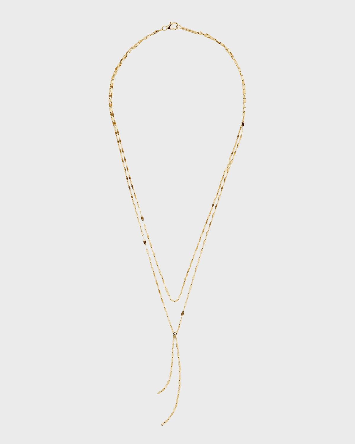 Womens 14K Yellow Gold Reverse Blake Necklace Product Image