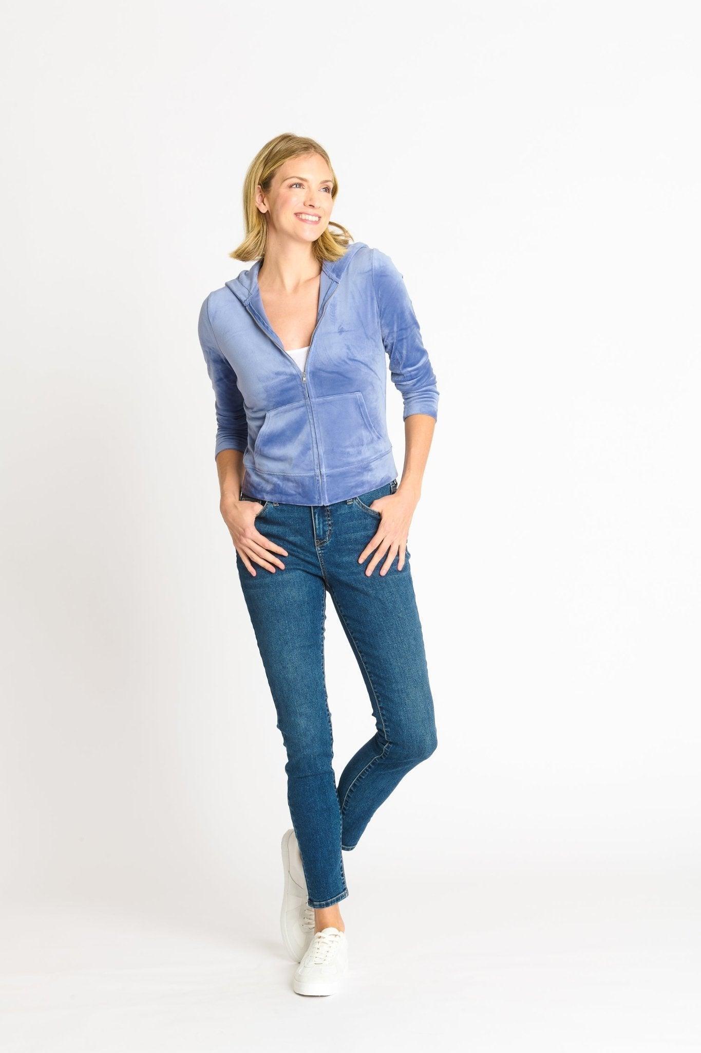 Velour Luxe Zip-Up Jacket Product Image