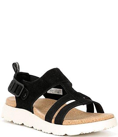 Merrell Womens Fleur Backstrap Nubuck Leather Sandals Product Image