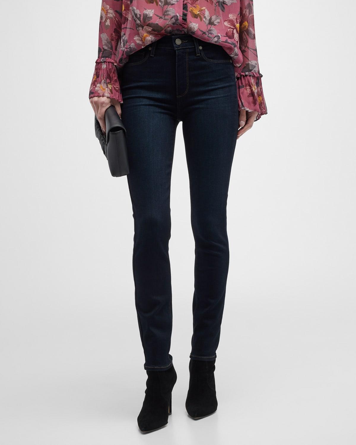 Paige Hoxton High Rise Ankle Skinny Jeans in Mona Product Image