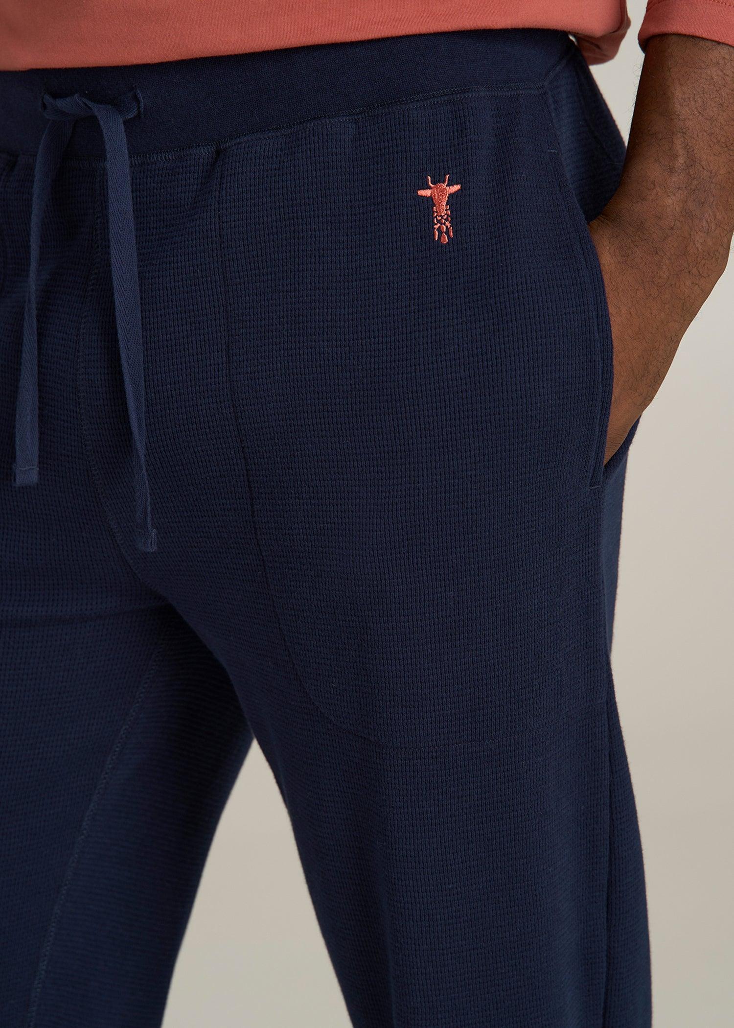 Waffle-Knit Lounge Jogger for Tall Men in Patriot Blue Product Image