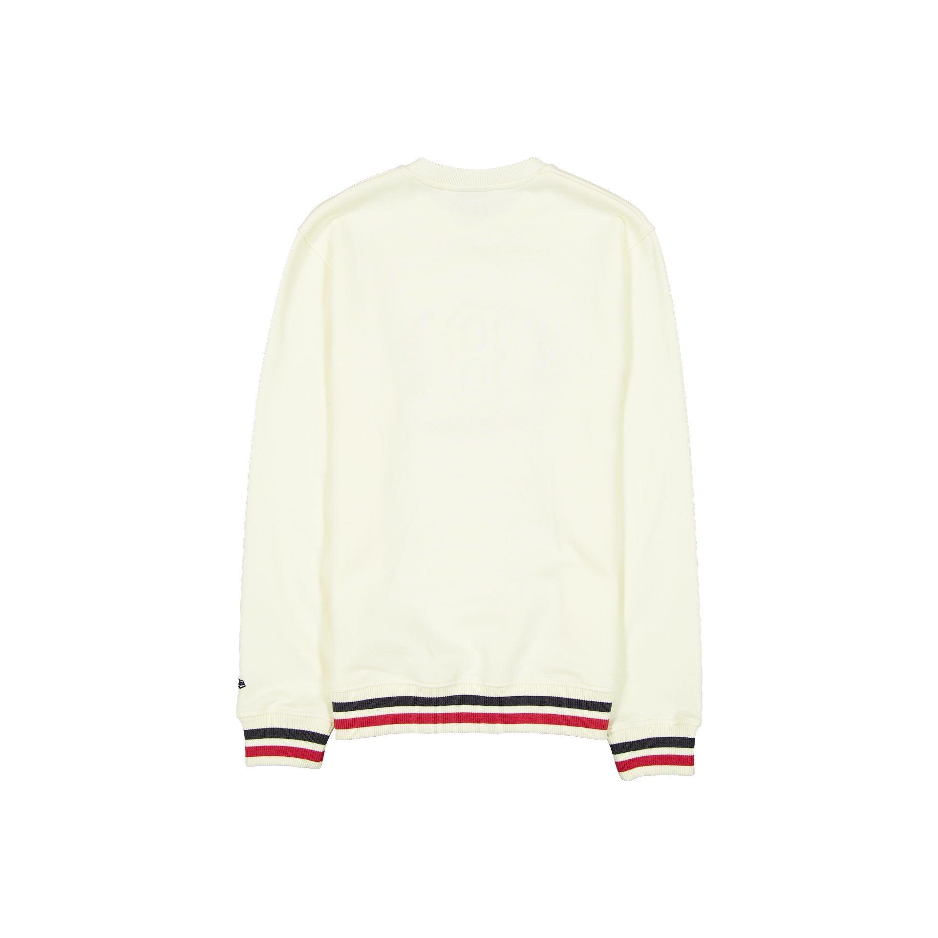 Houston Astros Throwback Chrome White Crewneck Male Product Image