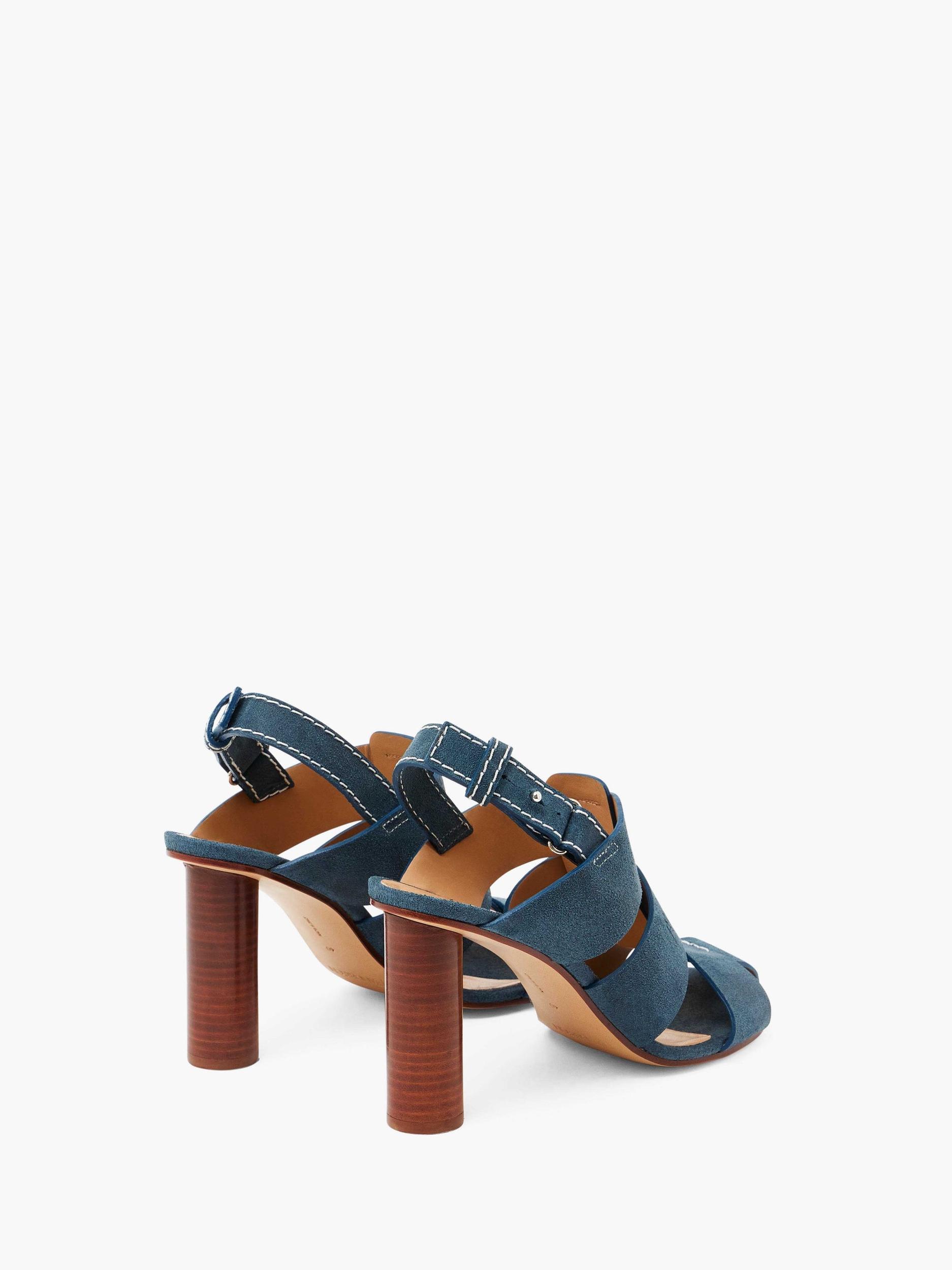 SUEDE HEELED FISHERMAN SANDALS Product Image