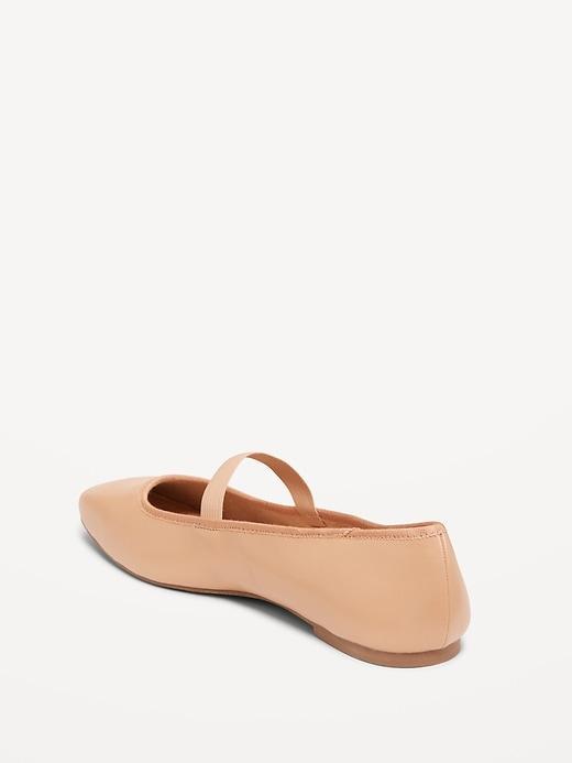 Mary Jane Square-Toe Ballet Flats Product Image