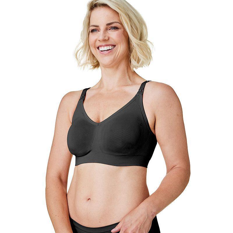 Bravado! Designs Women's Body Silk Seamless Full Cup Nursing Bra - Black M: Medium Support, Wireless, Adjustable Straps Product Image