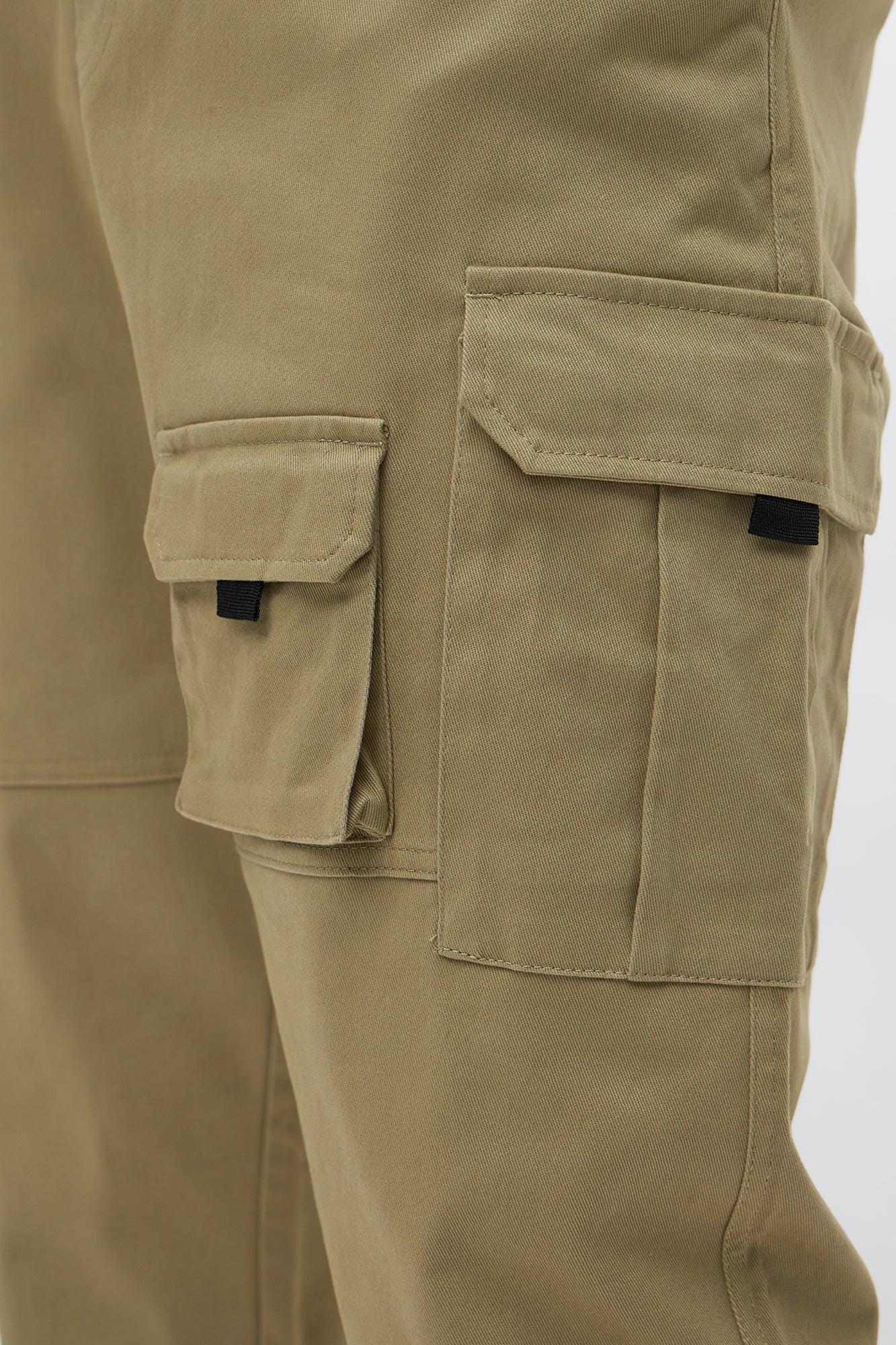 Slim Mission Ready Cargo Pants - Olive Product Image